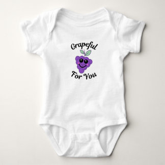 Grapeful For You Baby Bodysuit