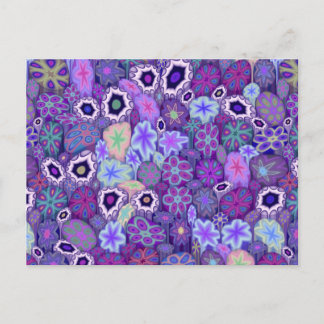 Grapeness Millefiori Postcard
