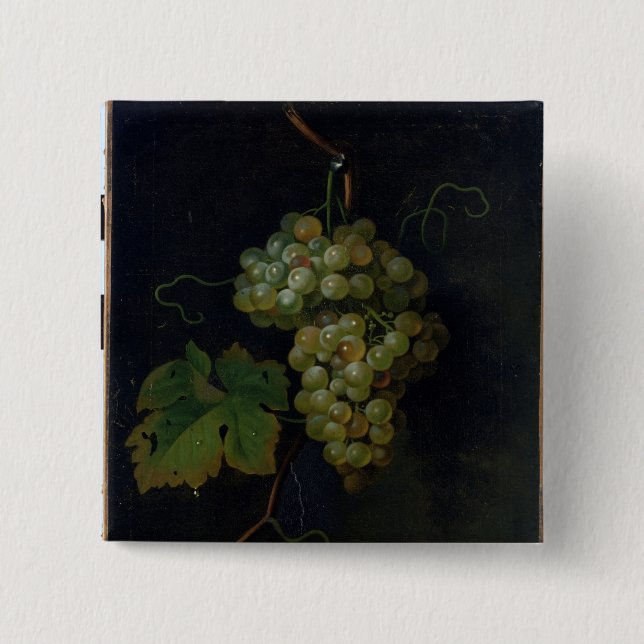 Grapes 15 Cm Square Badge (Front)