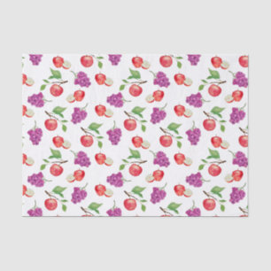 Grapes and Apples Fruit Lover Tissue Paper