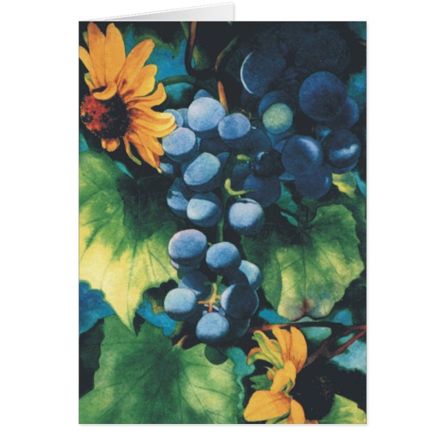 Grapes and Black-Eyed Susans (Front)