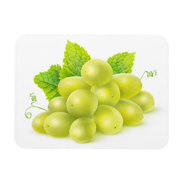 Grapes and mint magnet (Horizontal)