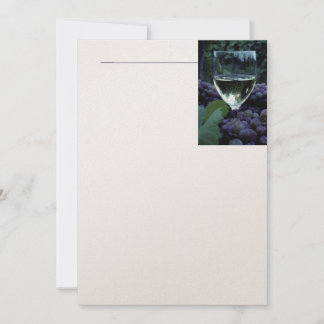 Grapes And Wine Invitation