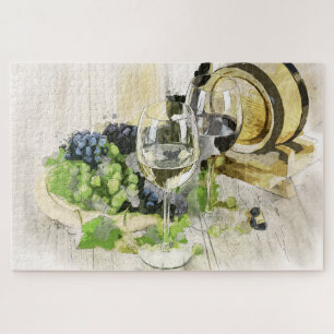 grapes and wine puzzle