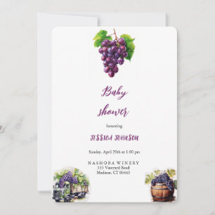 GRAPES BABYSHOWER INVITATION
