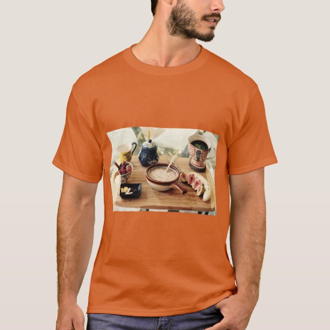 Grapes & Banana Breakfast Tee (Front)
