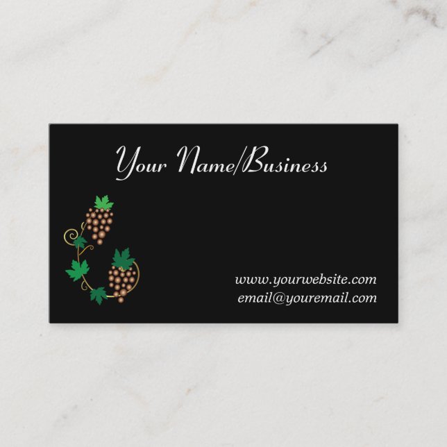 Grapes Business Card (Front)