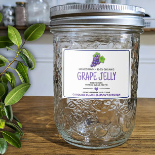 Grapes Canned Food Label