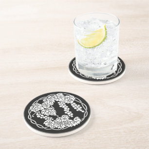 Grapes circle coaster