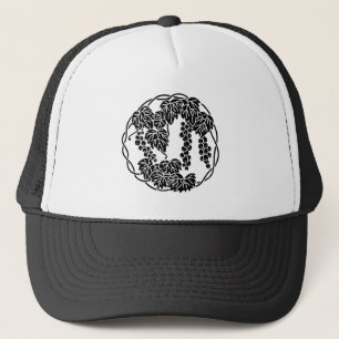 Grapes circle trucker hat
