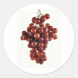 GRAPES CLASSIC ROUND STICKER