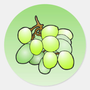 Grapes - Classic Round Sticker