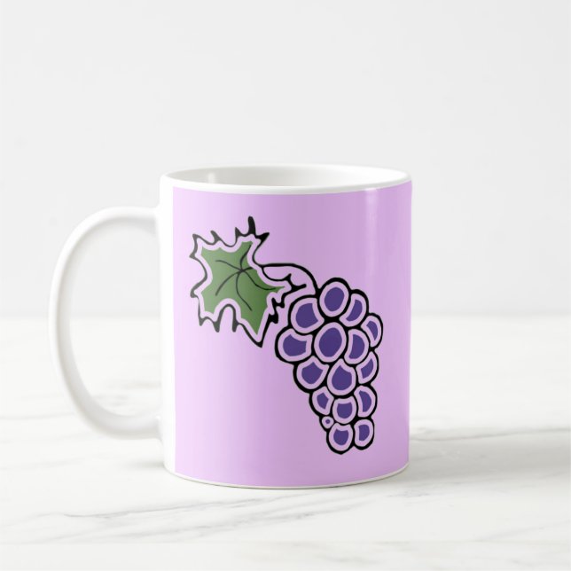 Grapes Coffee Mug (Left)