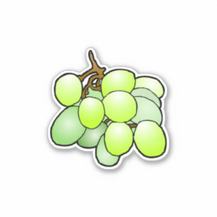 Grapes Custom-Cut Vinyl Sticker