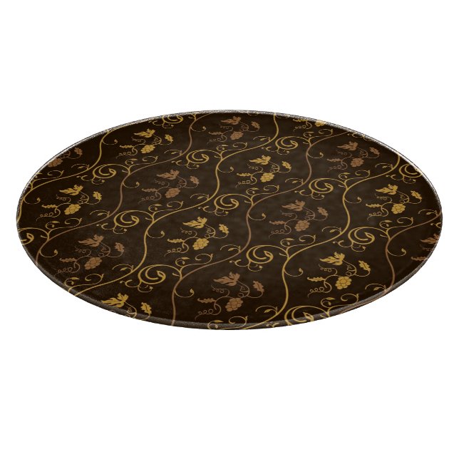 Grapes décor cutting board (Corner)