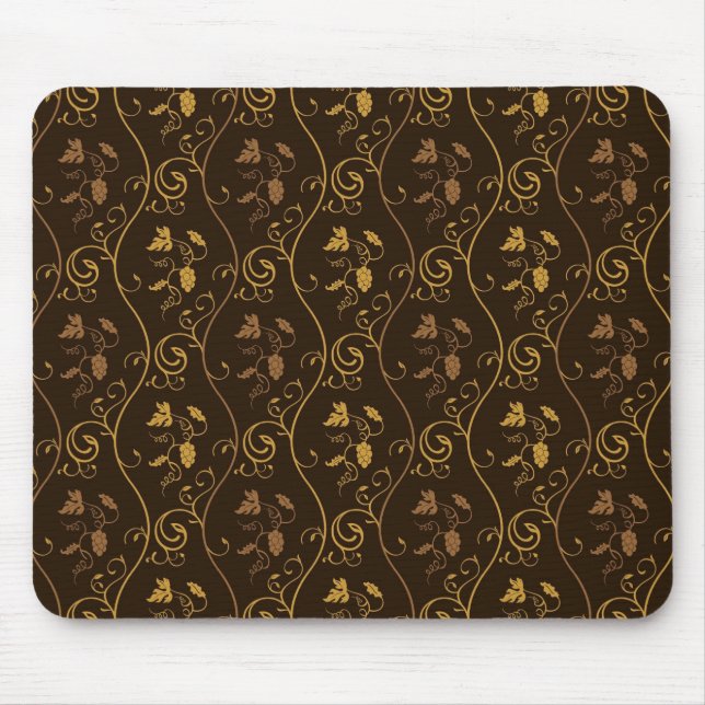 Grapes décor mouse mat (Front)