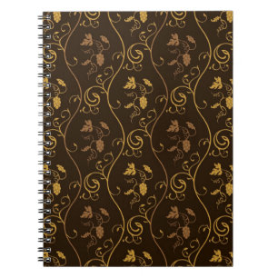 Grapes décor notebook