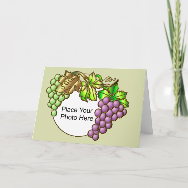 Grapes frame card (Front)