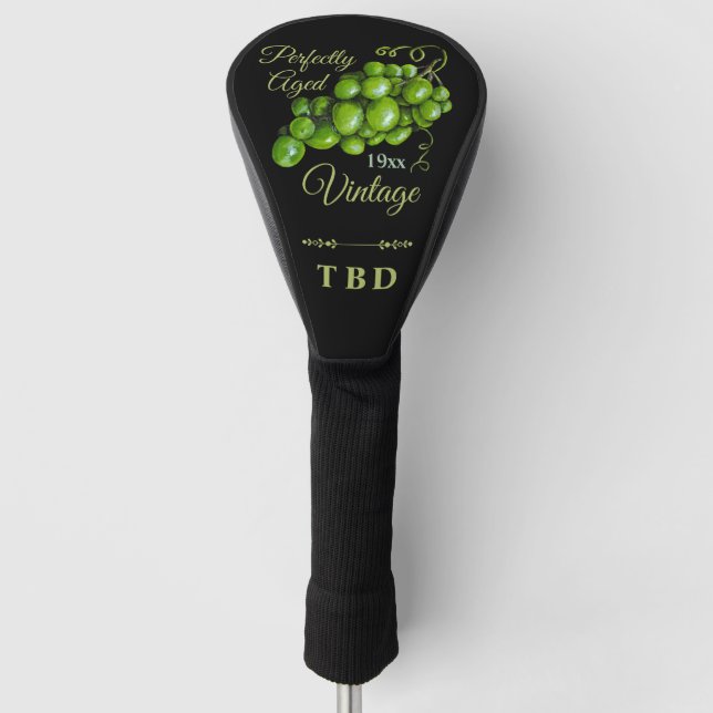 Grapes Golf Head Cover (Front)