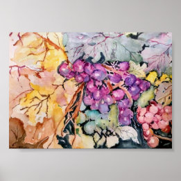 Grapes I Poster