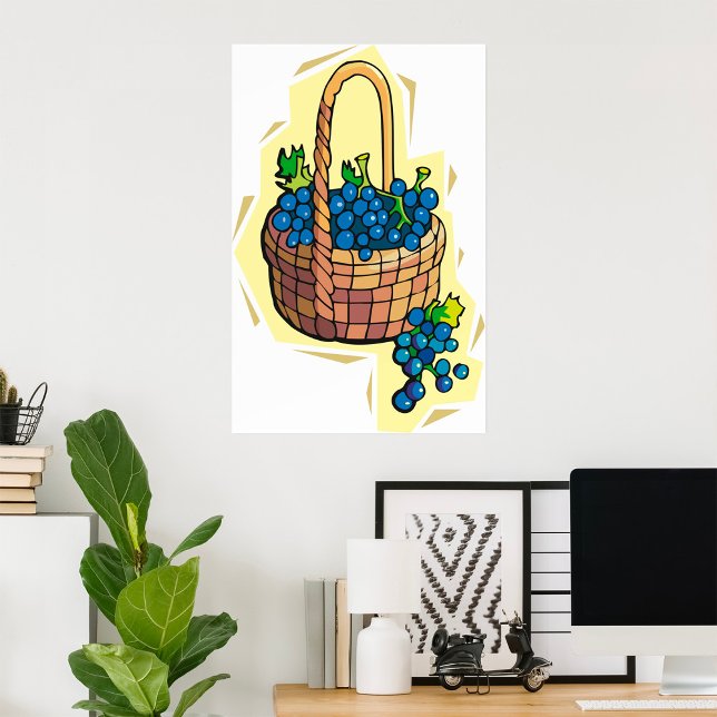 Grapes In A Basket Poster (Creator Uploaded)