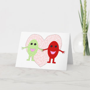 Grapes In Love Greeting Card