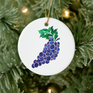 Grapes — Jesse Tree Keepsake Ornament