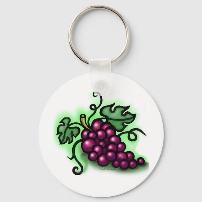 Grapes Key Ring (Front)