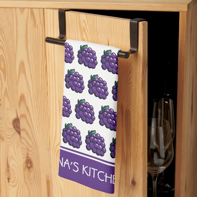 Grapes Kitchen Towel (Thirds Fold)