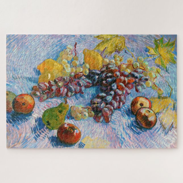 Grapes, Lemons, Pears, and Apples, Van Gogh Jigsaw Puzzle (Horizontal)