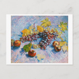 Grapes, Lemons, Pears, and Apples, Van Gogh Postcard