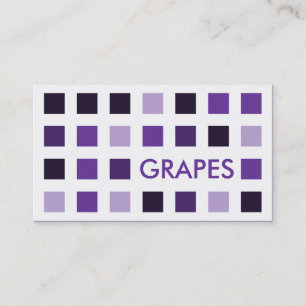 GRAPES (mod squares) Business Card
