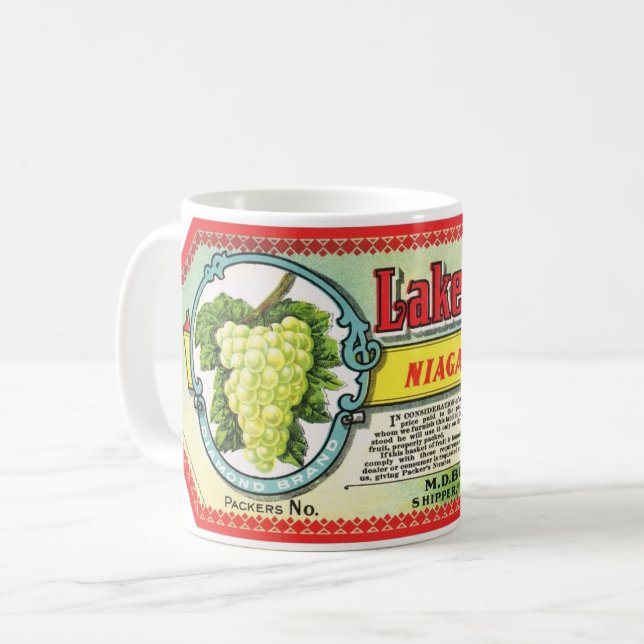 Grapes Mug (Front Left)