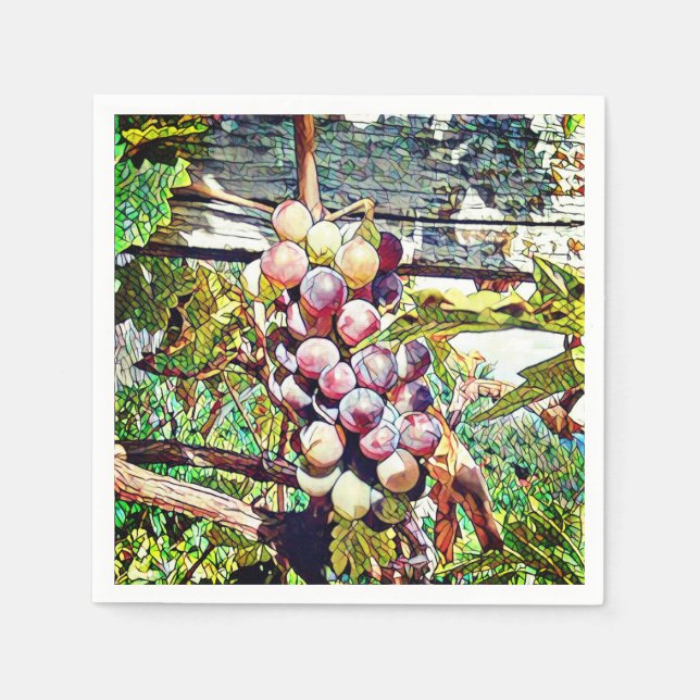 Grapes. Napkin (Front)