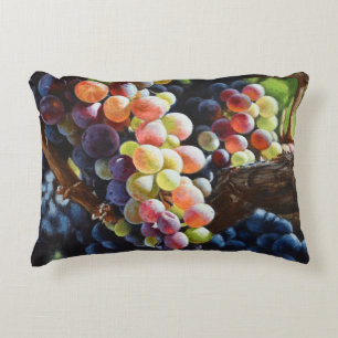 Grapes of Abundance for Wine Lovers & Wineries Decorative Cushion