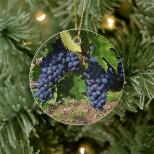 Grapes on a Vine Ornament