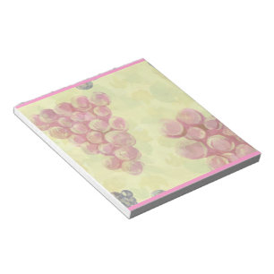 Grapes On Leaves Notepad