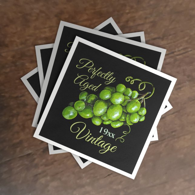 Grapes Paper Napkin (Creator Uploaded)