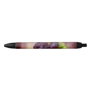 Grapes Red And Green Black Ink Pen