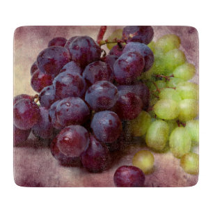 Grapes Red And Green Cutting Board
