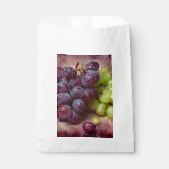 Grapes Red And Green Favour Bags (Front)