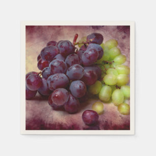 Grapes Red And Green Napkin
