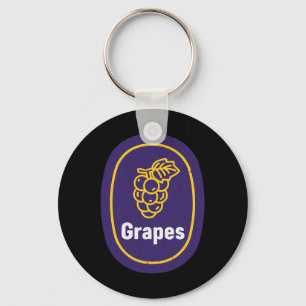 Grapes Sticker Costume Kids Grapes Fruit Matching Key Ring