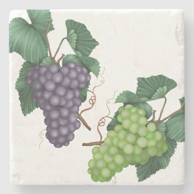 Grapes Stone Coaster (Front)