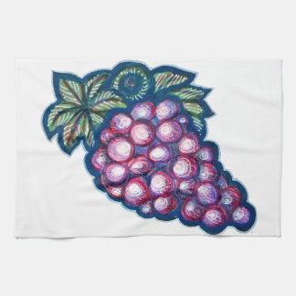 Grapes tea towel