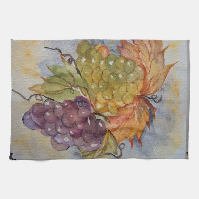Grapes Tea Towel (Horizontal)