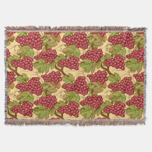 Grapes Throw Blanket