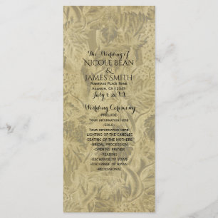 Grapes Vineyard Elegant Wedding Program Events Programme