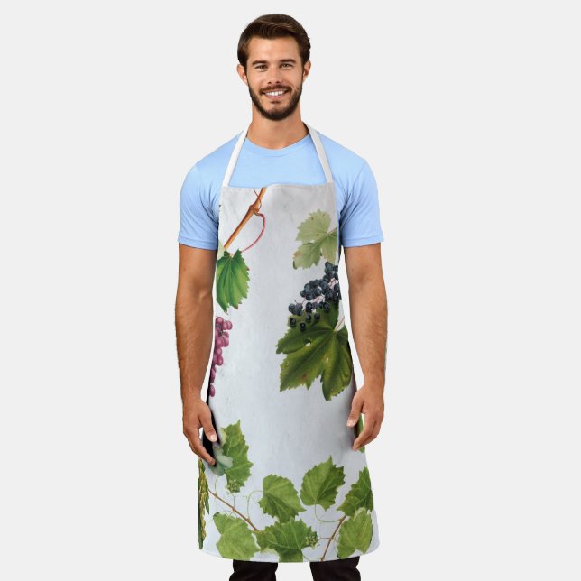 Grapes Vineyard Mediterranean Greek Island  Apron (Worn)