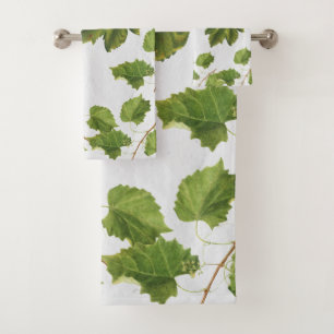 Grapes Vineyard Mediterranean Greek Island    Bath Towel Set